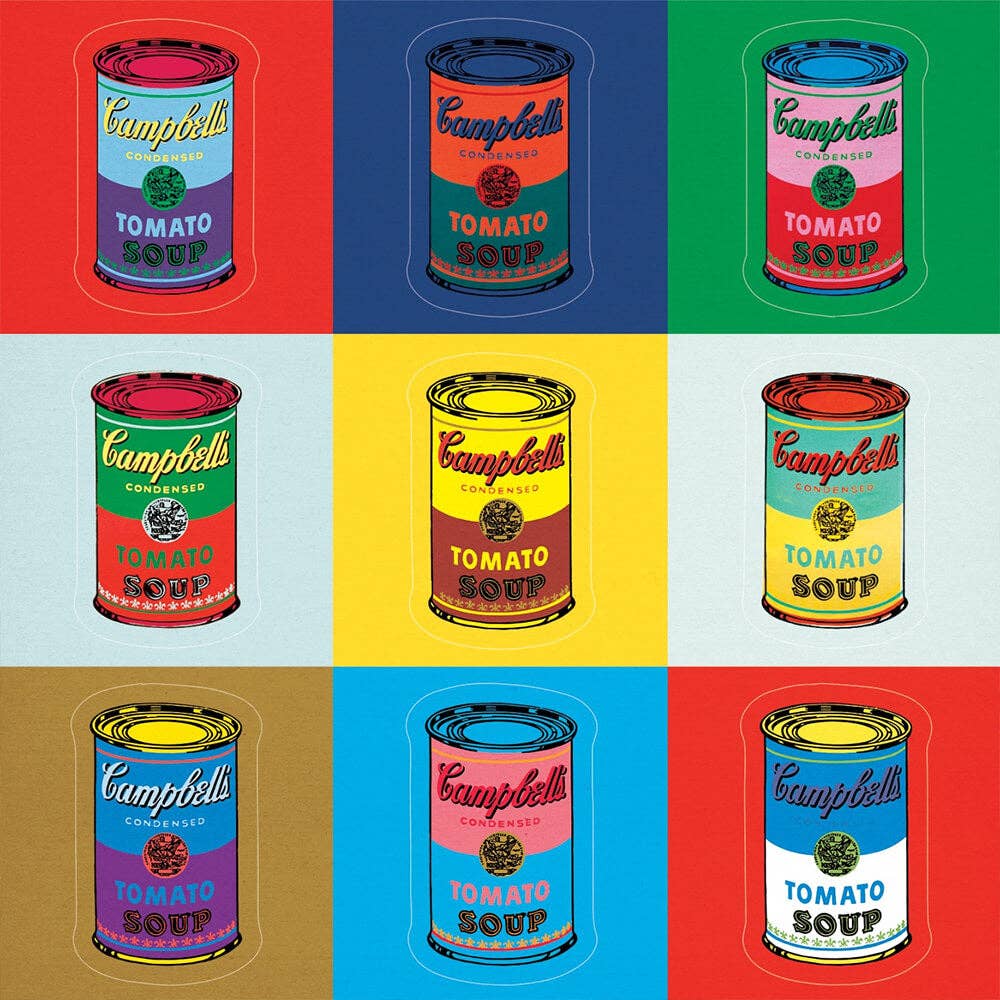 Campbell's Soup Cans by Andy Warhol Sticker Sheet