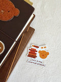 Journal Stack Die Cut Sticker