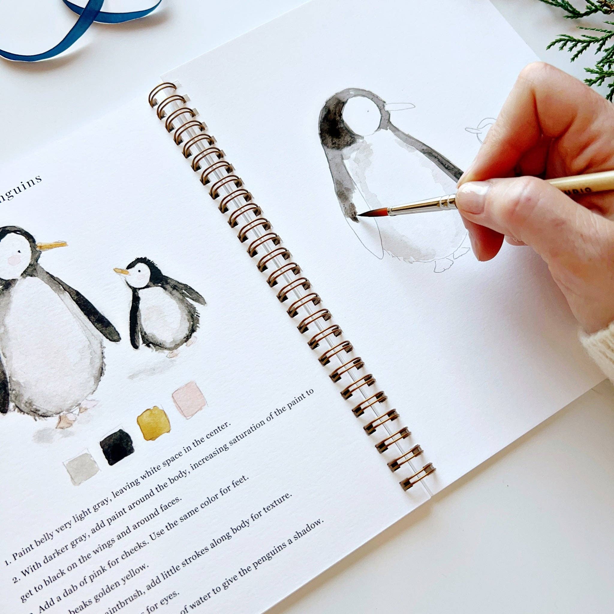 Emily Lex Studio - Winter watercolor workbook