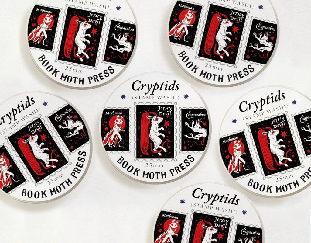 Cryptids Stamp Washi Tape