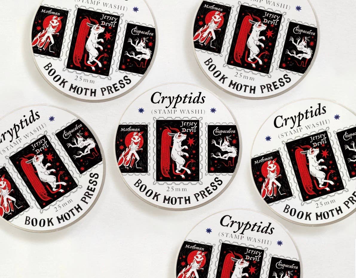 Cryptids Stamp Washi Tape