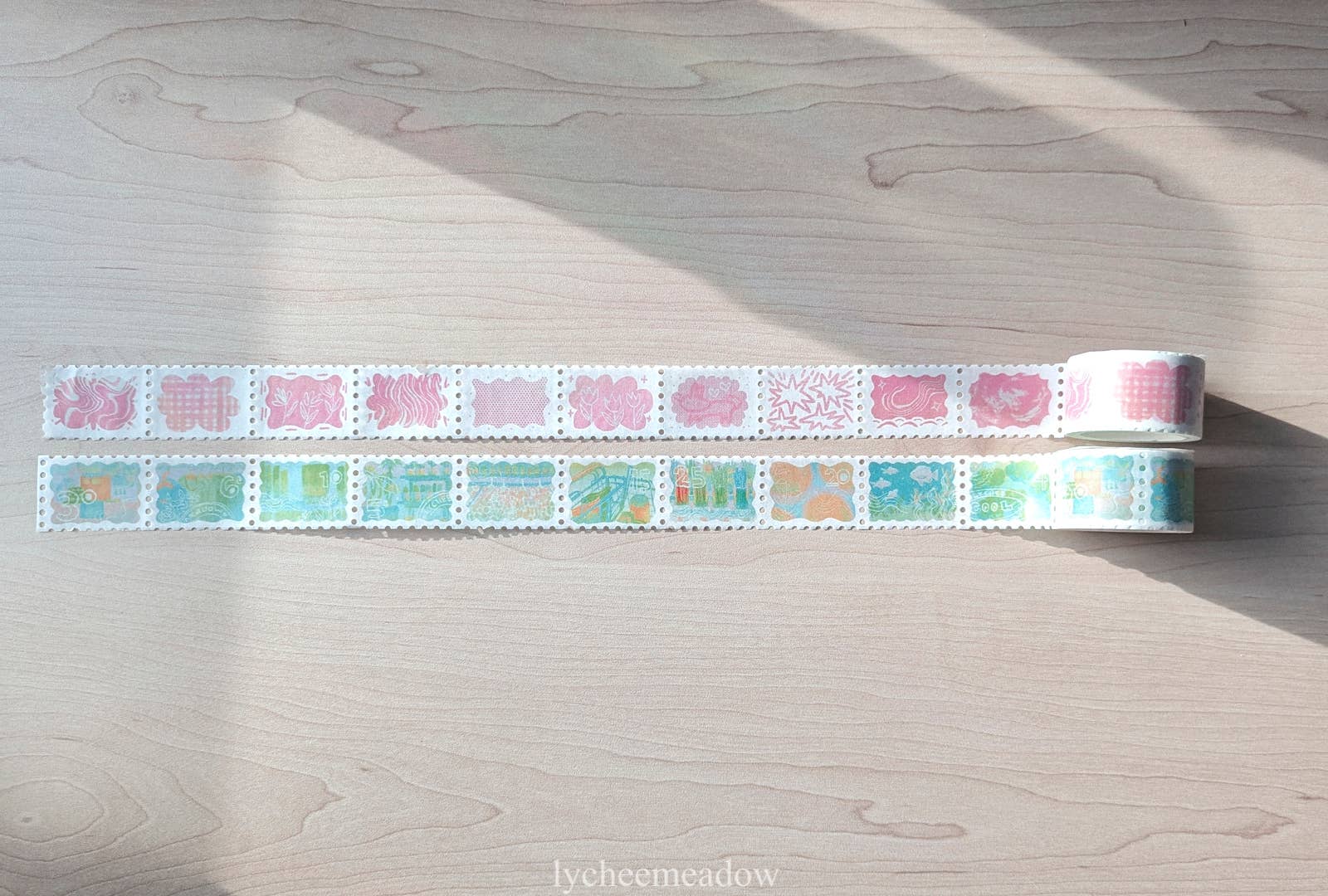 Lycheemeadow - Stamp Washi Tape