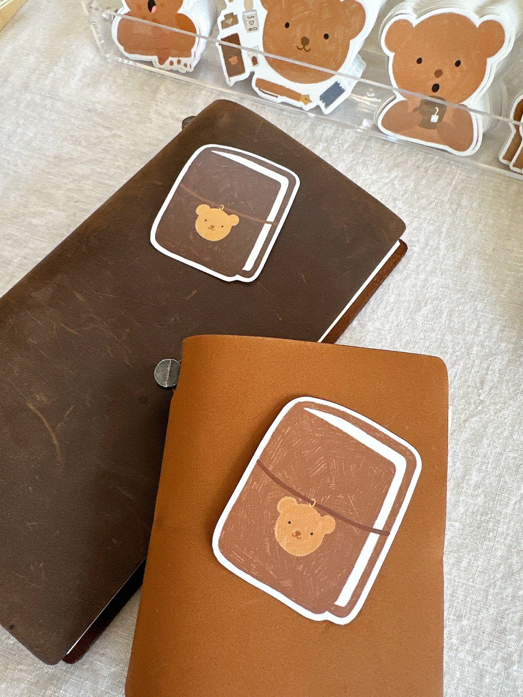 Bear's TN (Choco) Die Cut Sticker