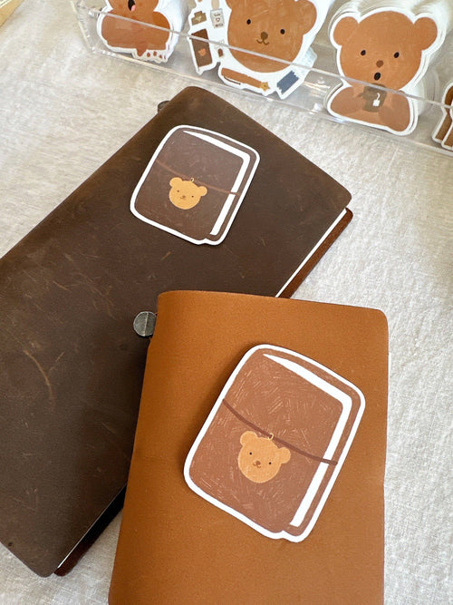 Bear's TN (Choco) Die Cut Sticker