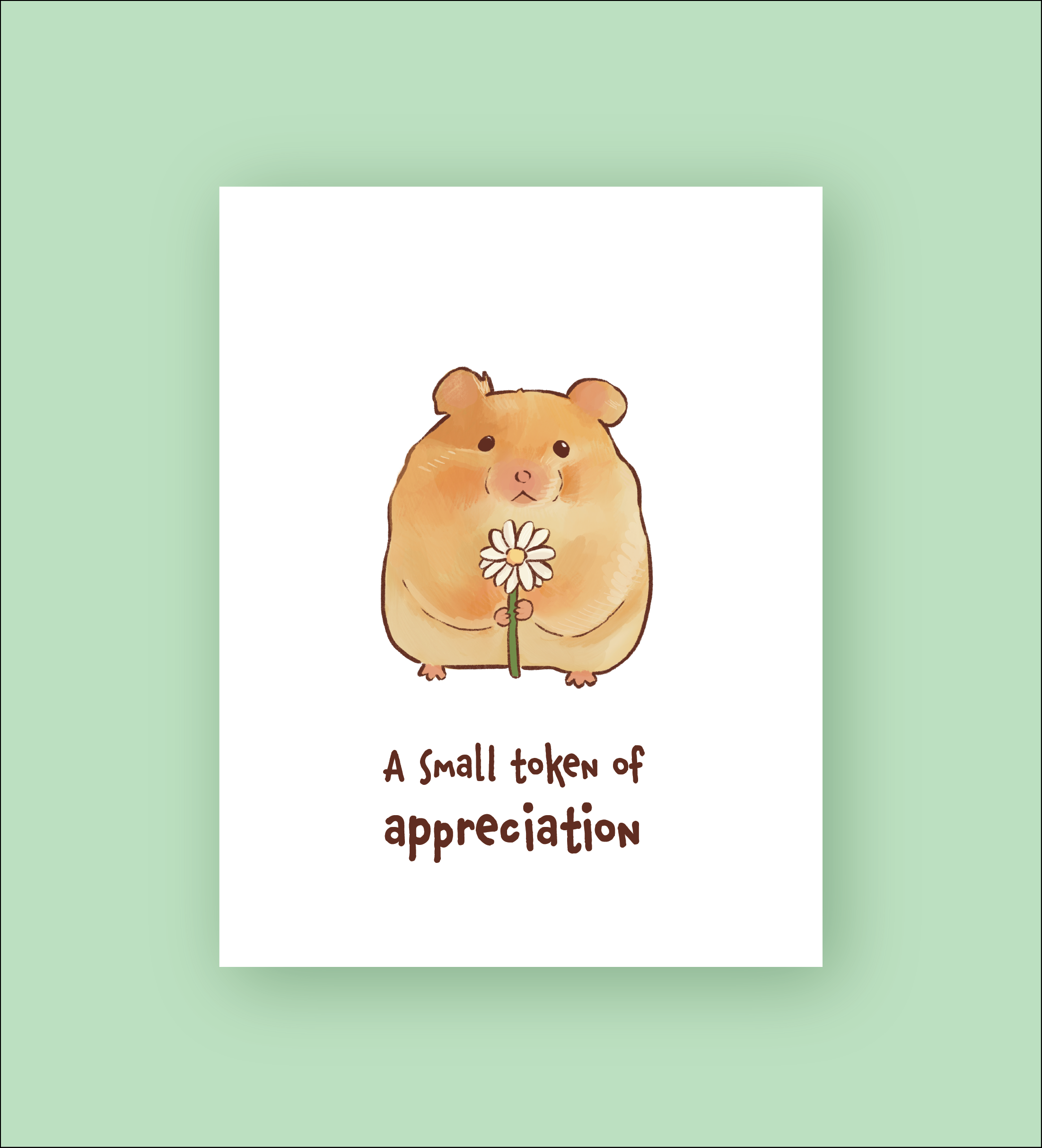 Thank You Card: A small token of appreciation