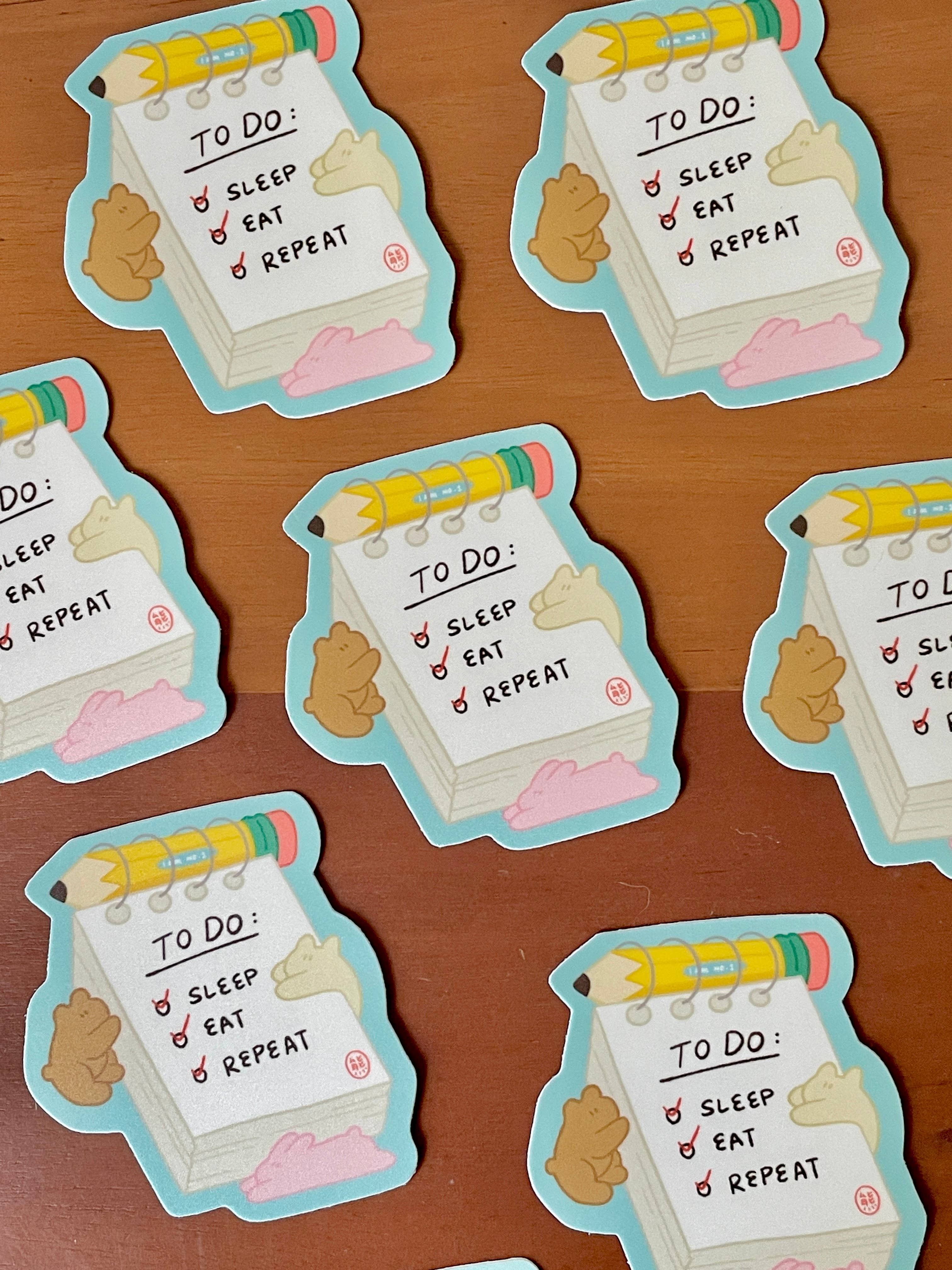 To Do List - Vinyl Sticker