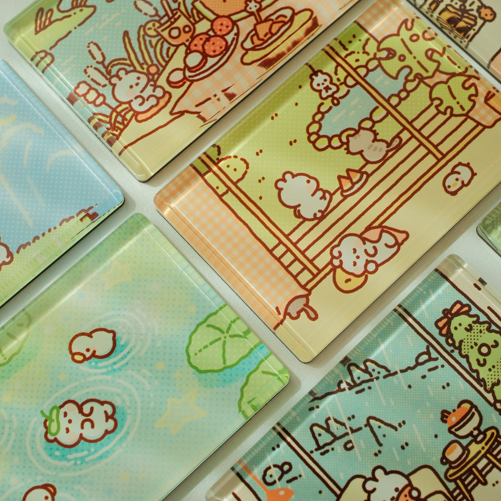 Bunnies Magnets - Summer Daydreams Collection