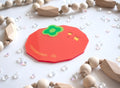 Persimmon Double-sided Coaster