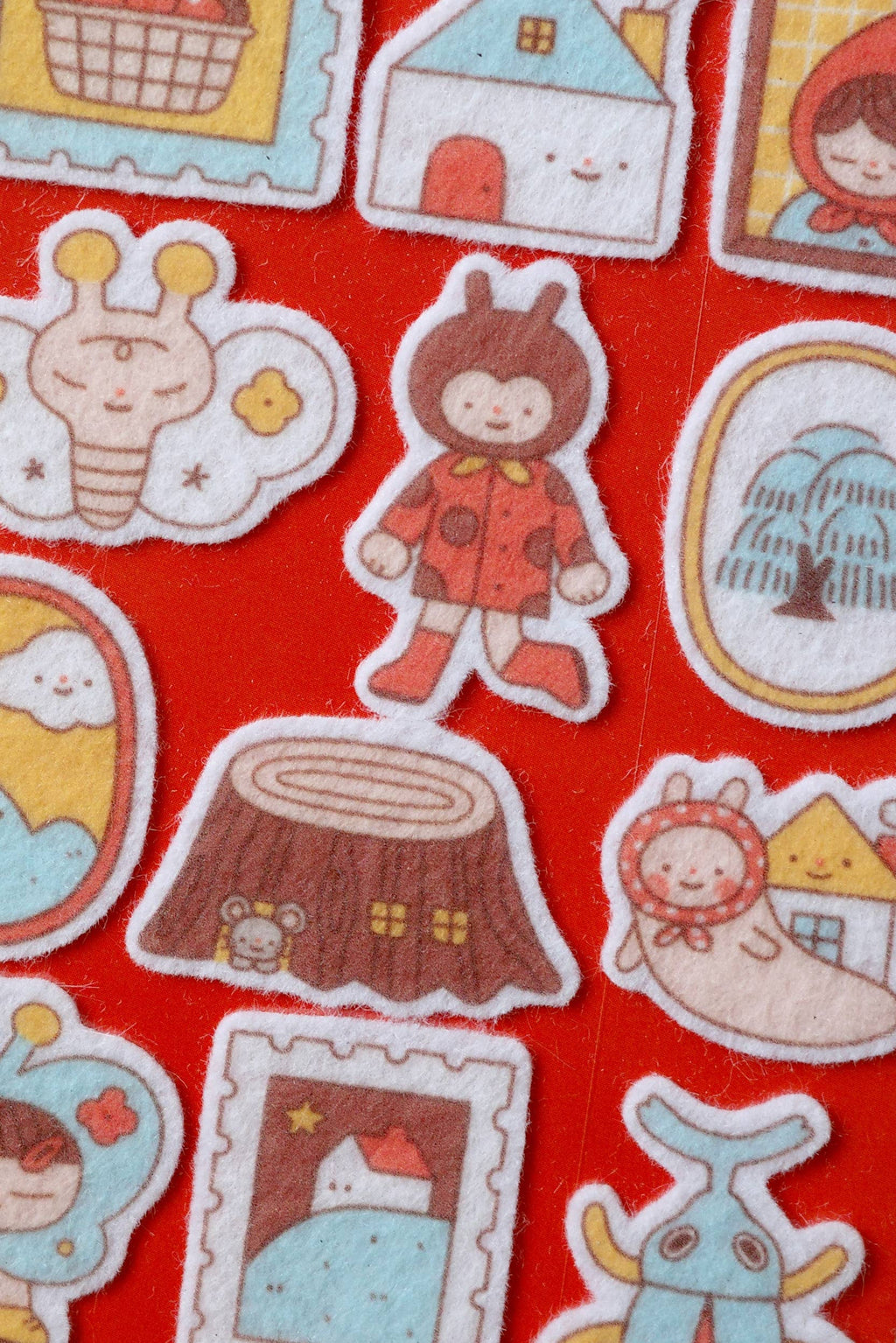 Fairy woods • felt sticker sheet