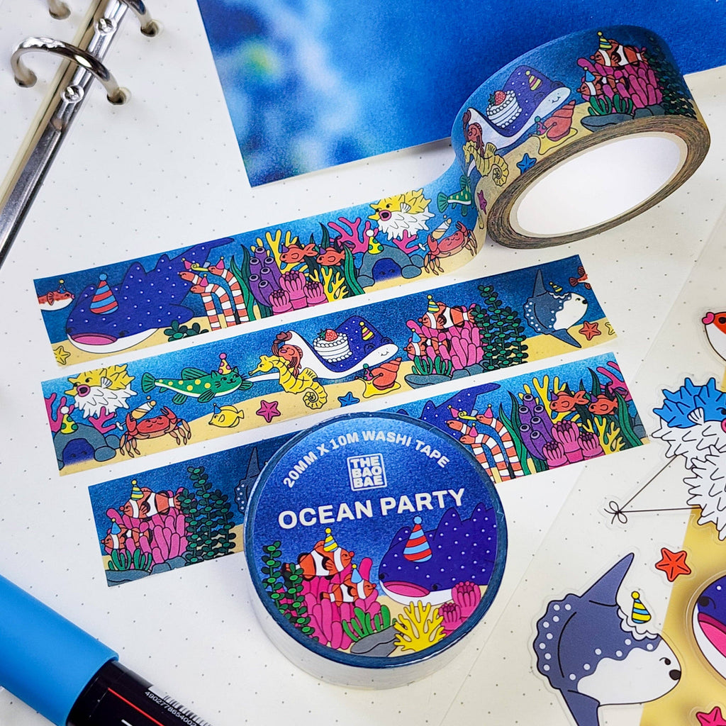 Ocean Party Washi Tape