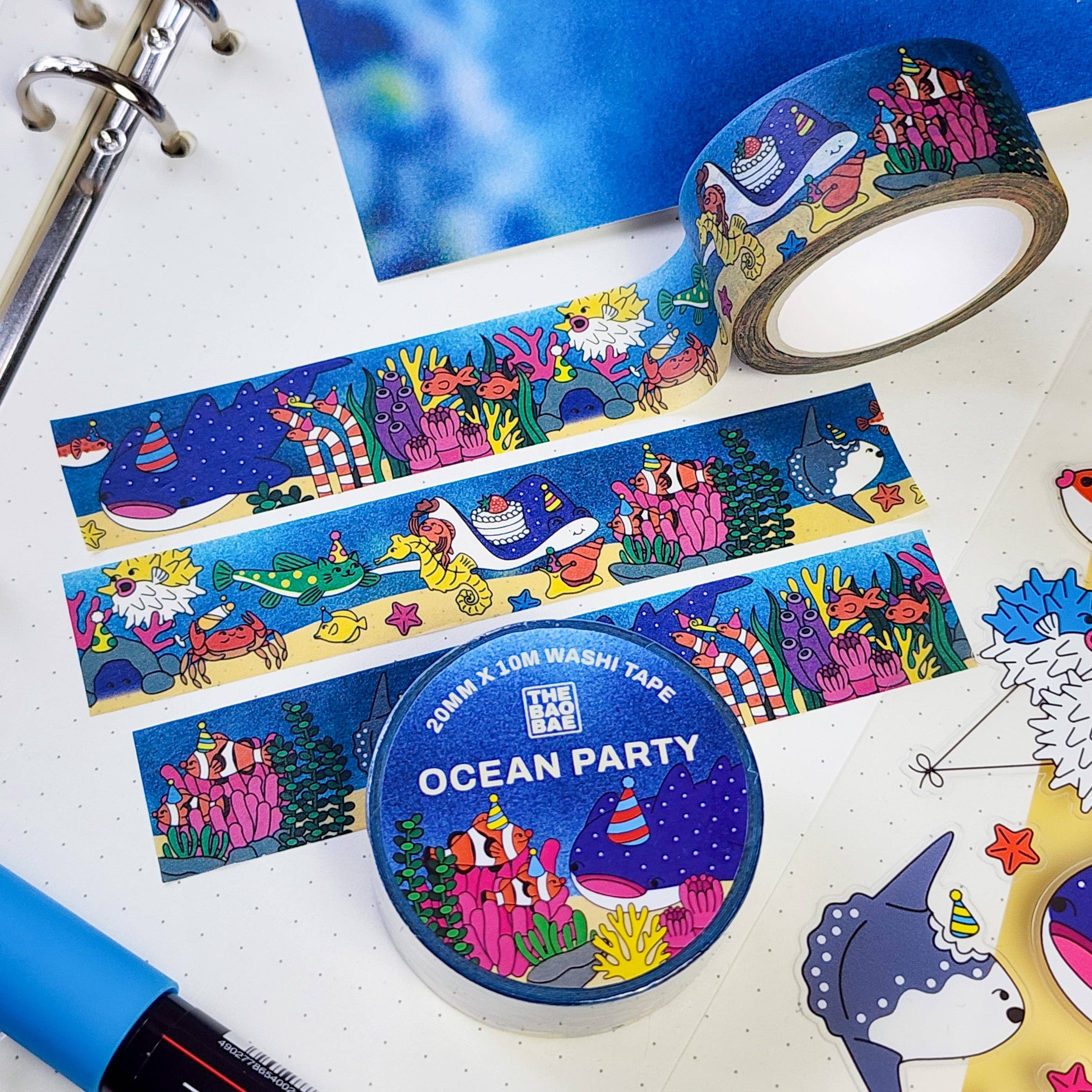 Ocean Party Washi Tape