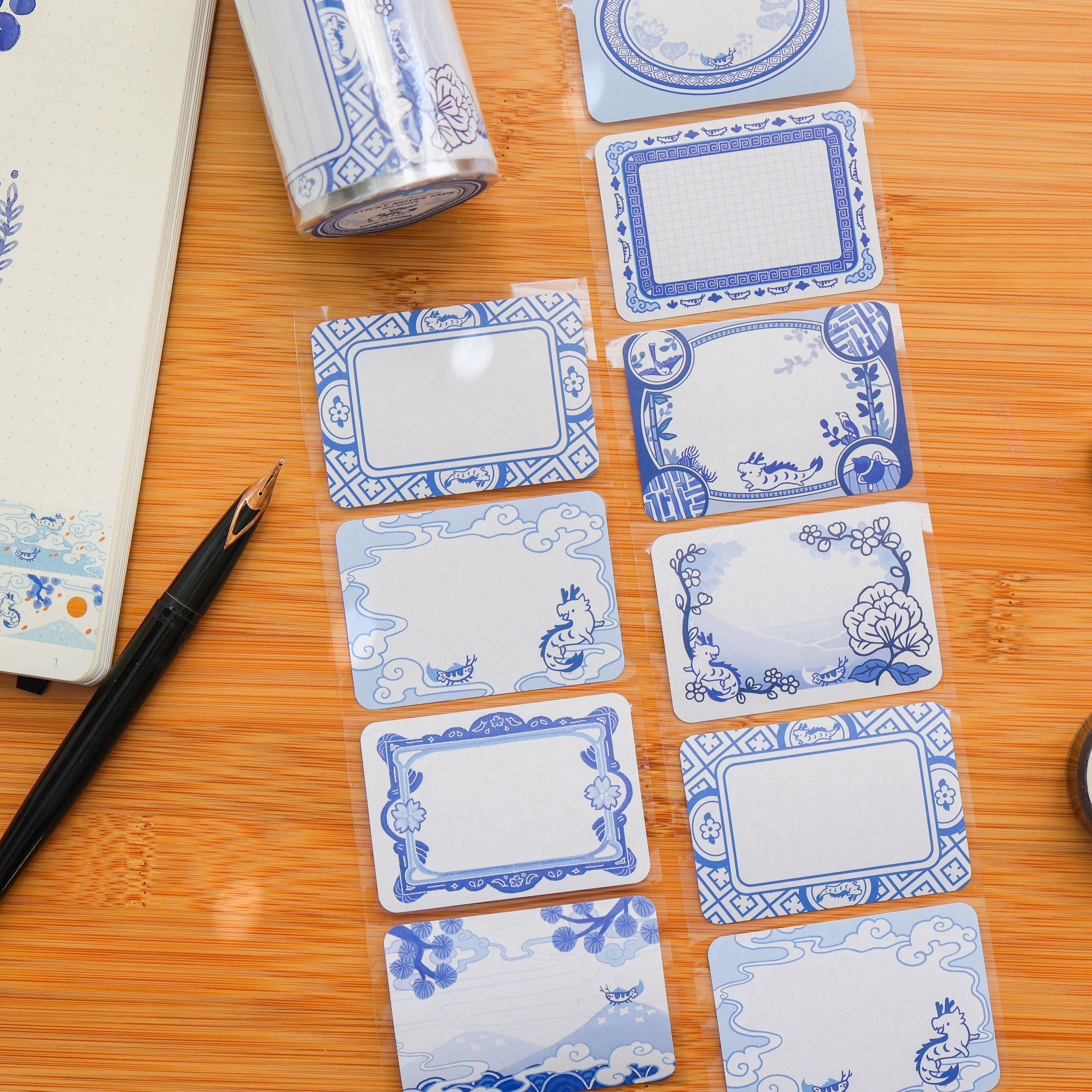Paper Roll Labels  - Chinese Porcelain