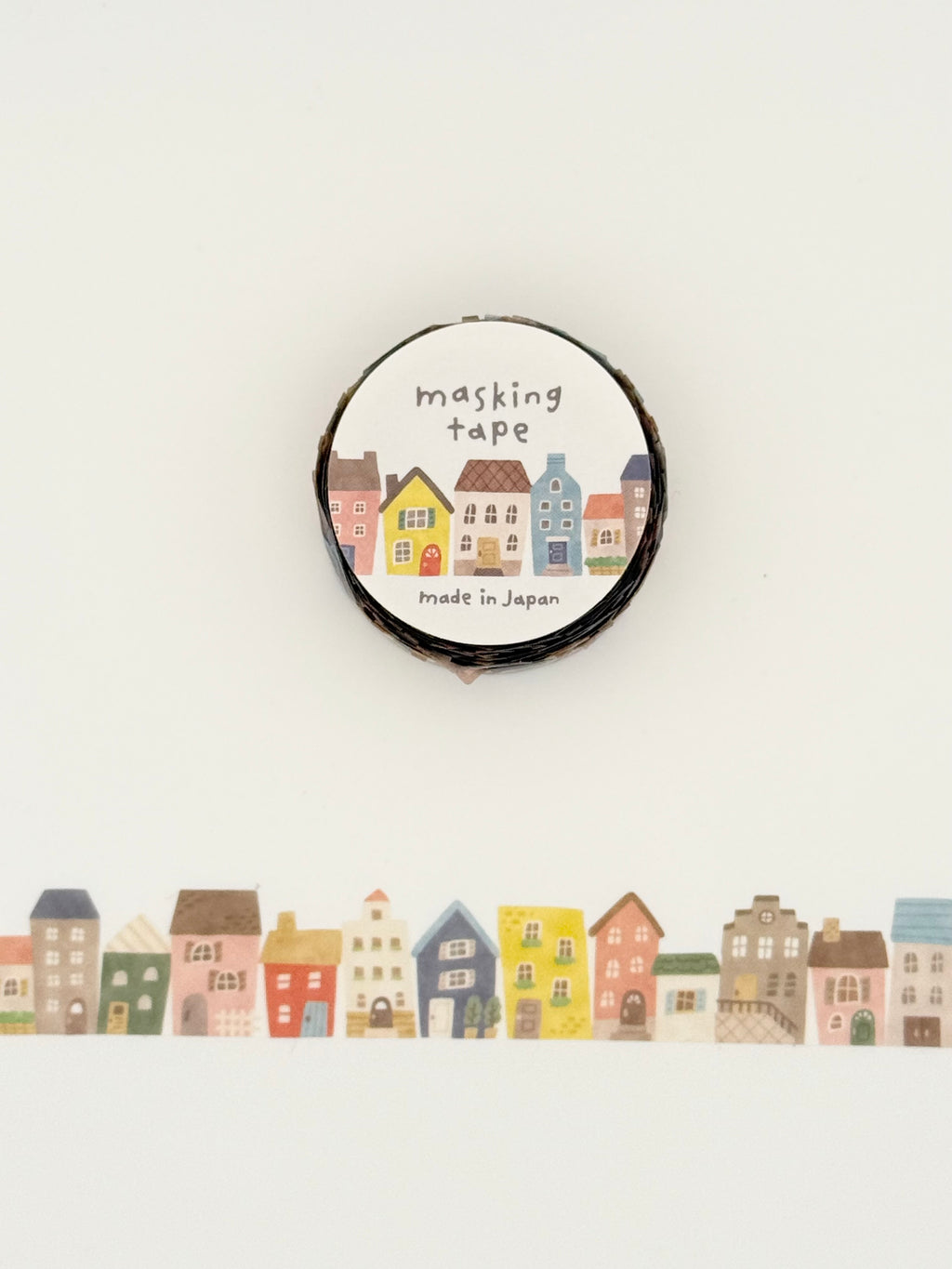 Mind Wave Die-cut Washi Masking Tape - Cute Houses