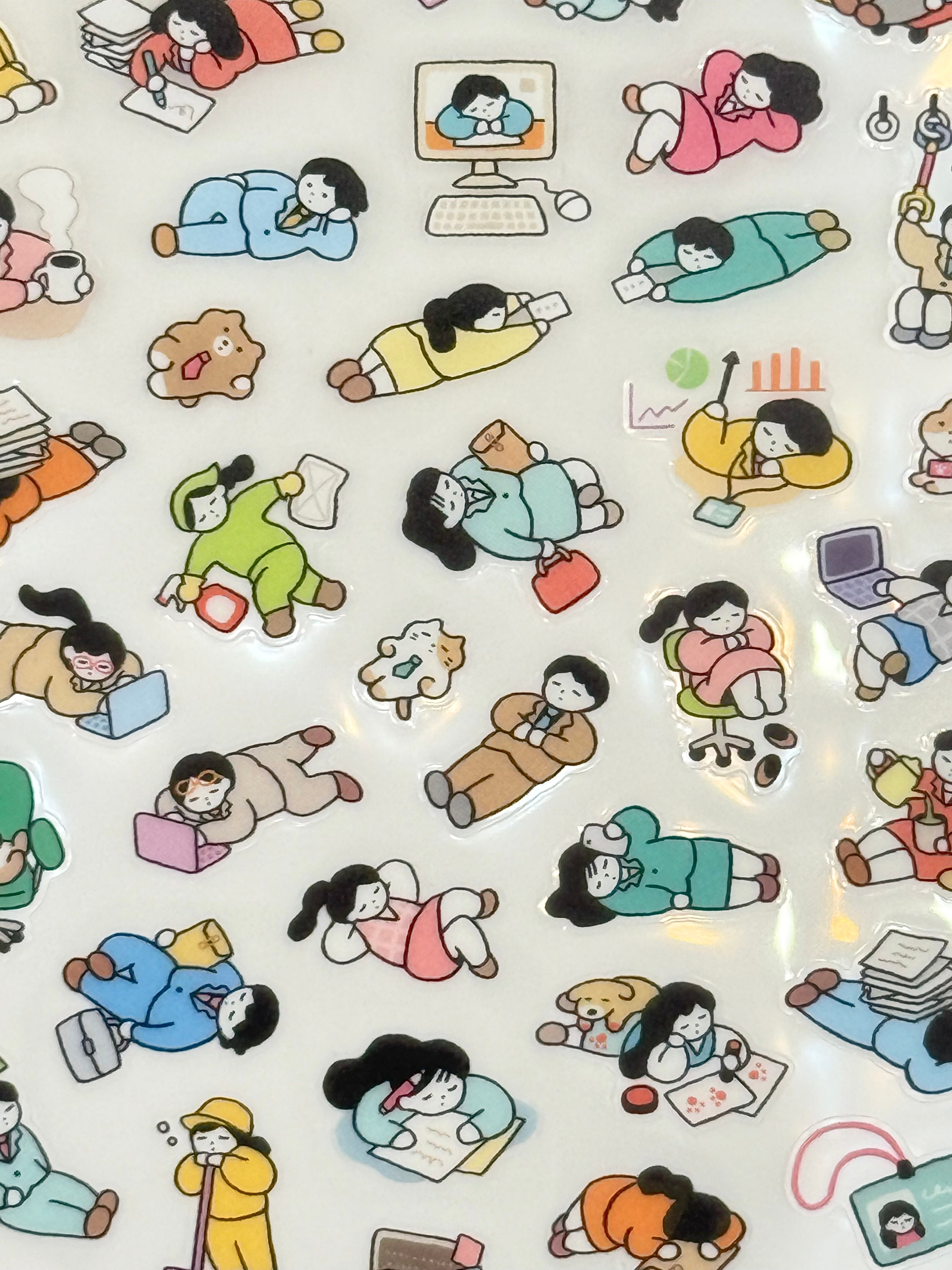MindWave Sticker Sheet - Seals Original Designs - Weekday