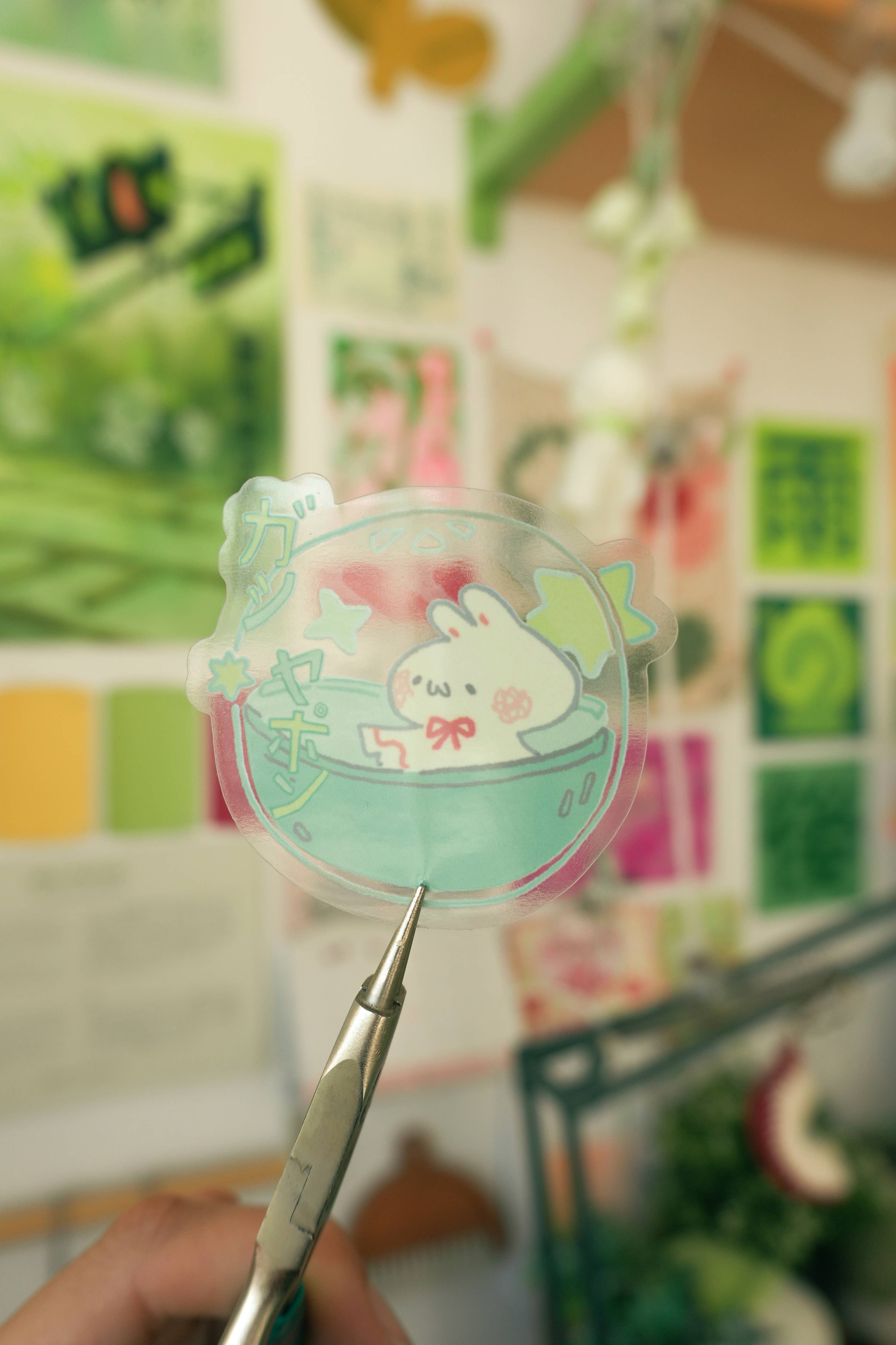 Gachapon Trinket Vinyl Stickers