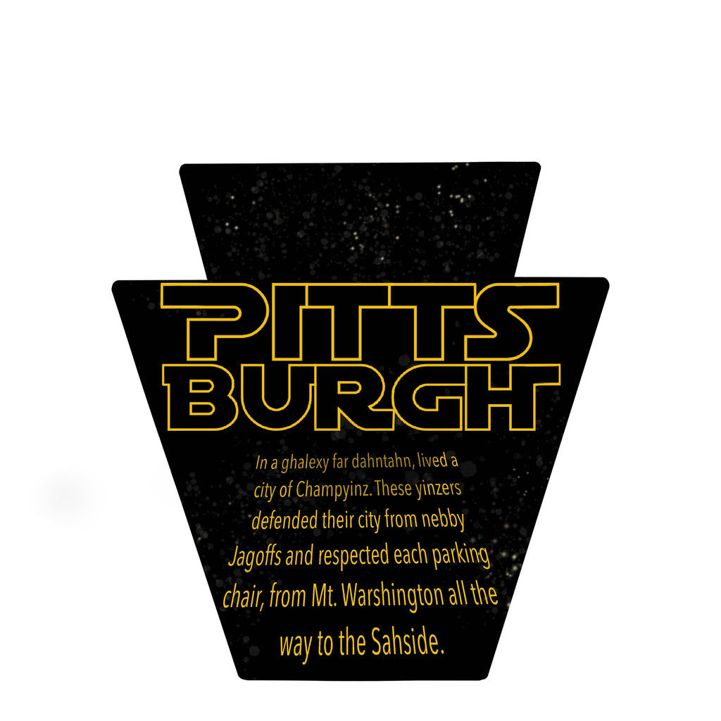 Waterproof Star Wars Inspired Pittsburgh Magnet