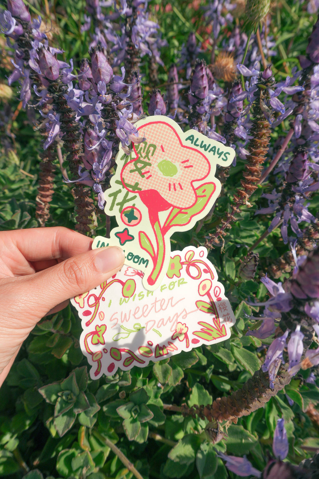 Always in Bloom Floral Vinyl Stickers