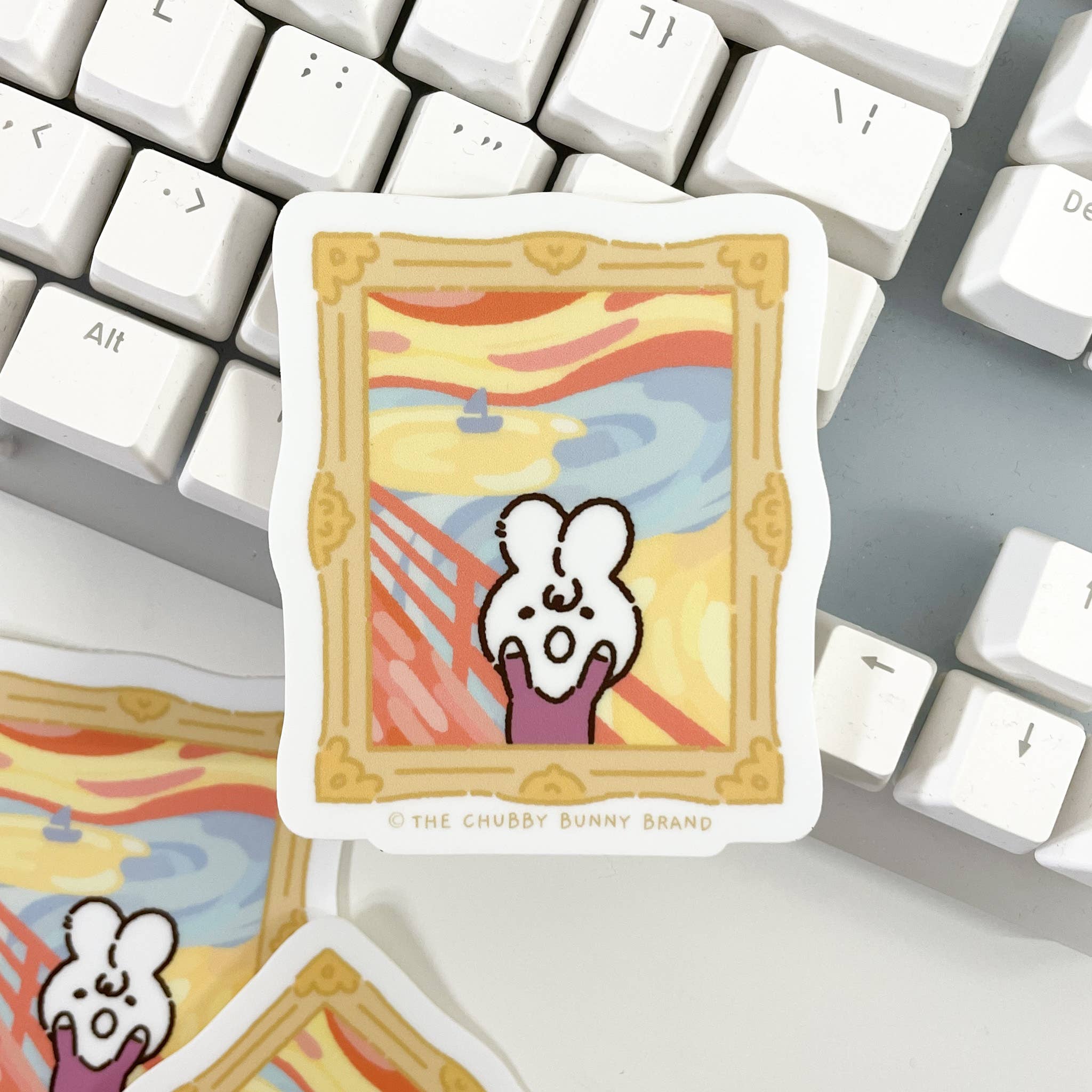 The Scream Vinyl Sticker