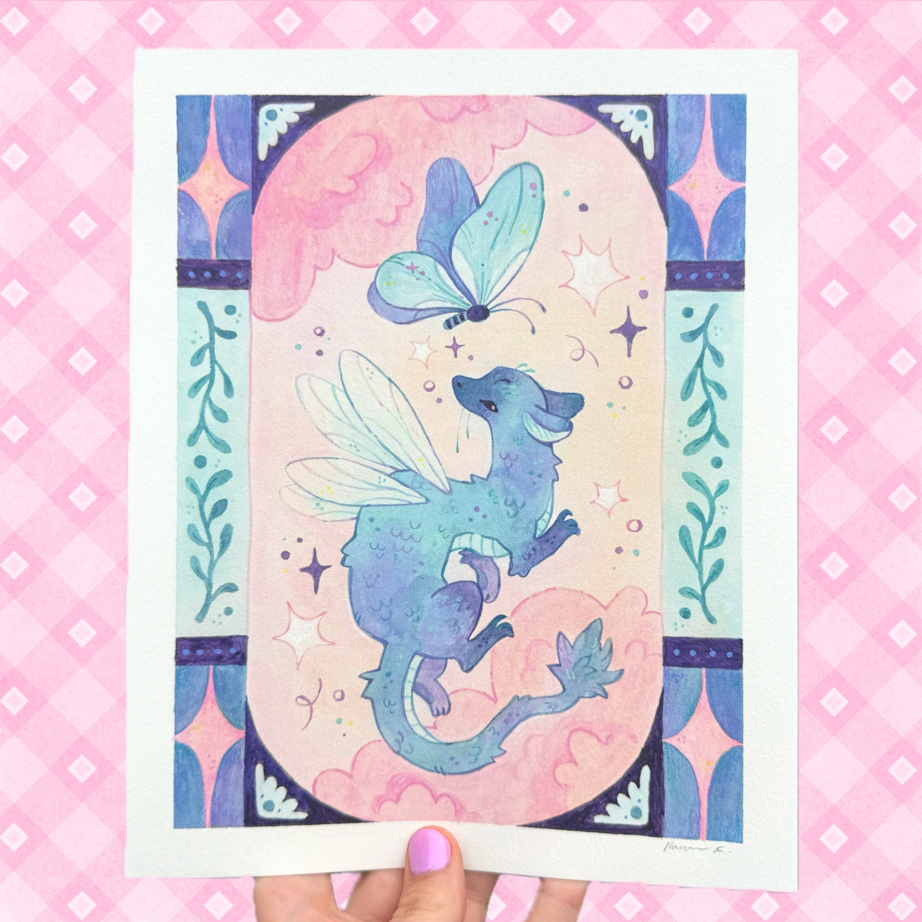 Fairy Dragon Print 8x10”