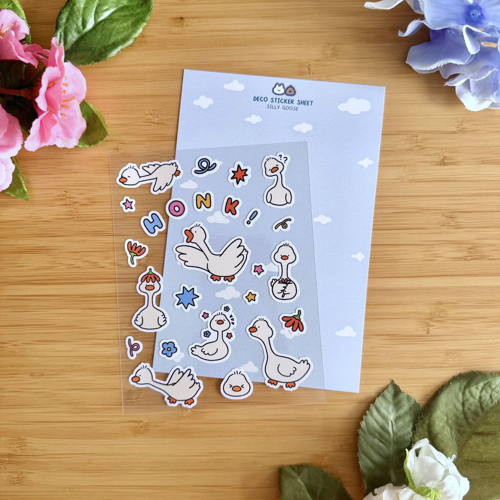 Silly Goose Deco Sticker Sheet
