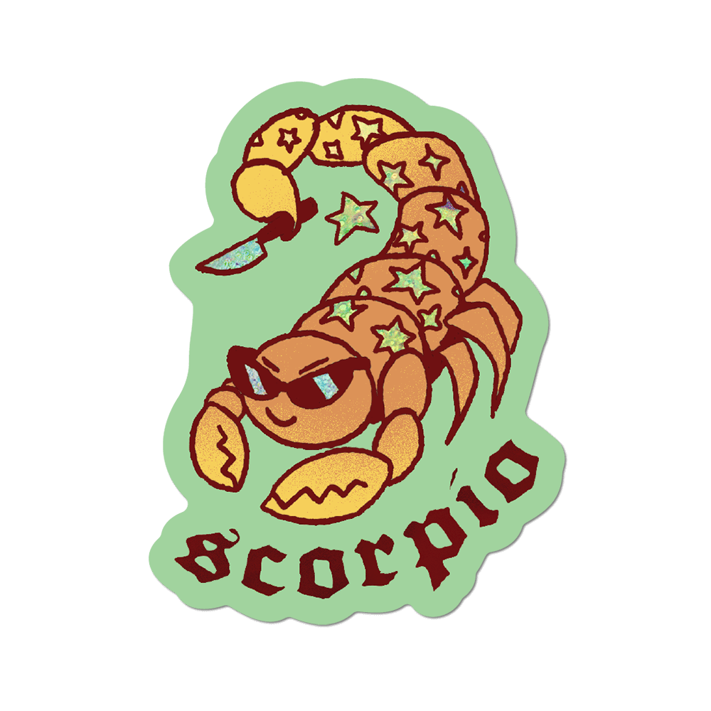 Scorpio Die-Cut Sticker