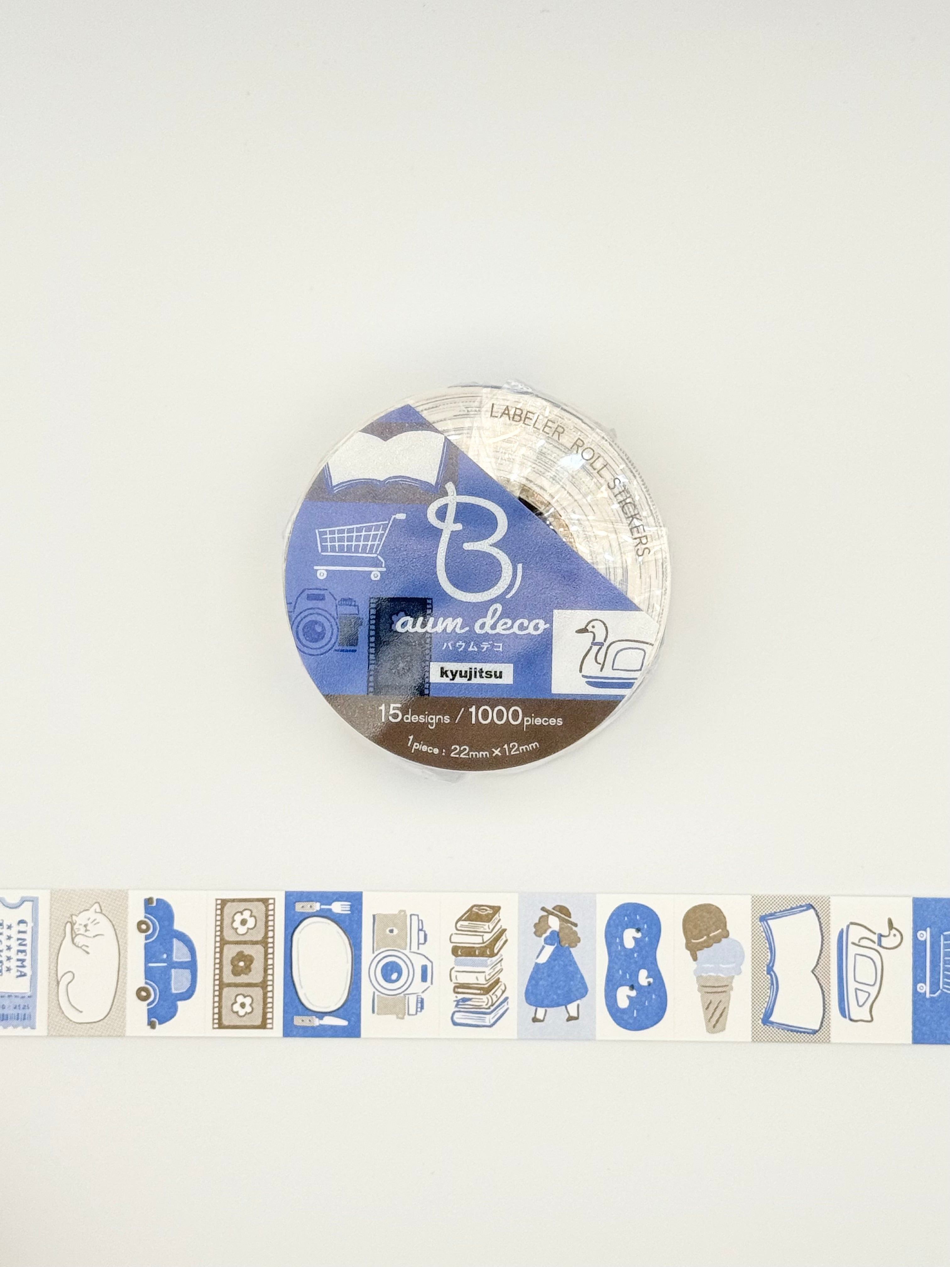 Beverly Baum Deco Labeler Roll Stickers - Holiday