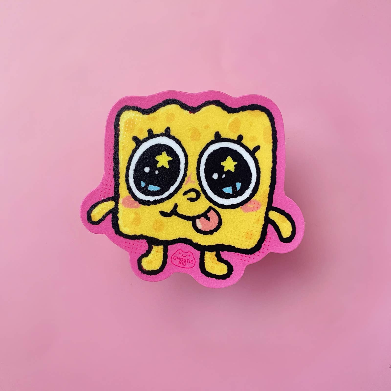 Cute Sponge Cartoon - Vinyl Sticker