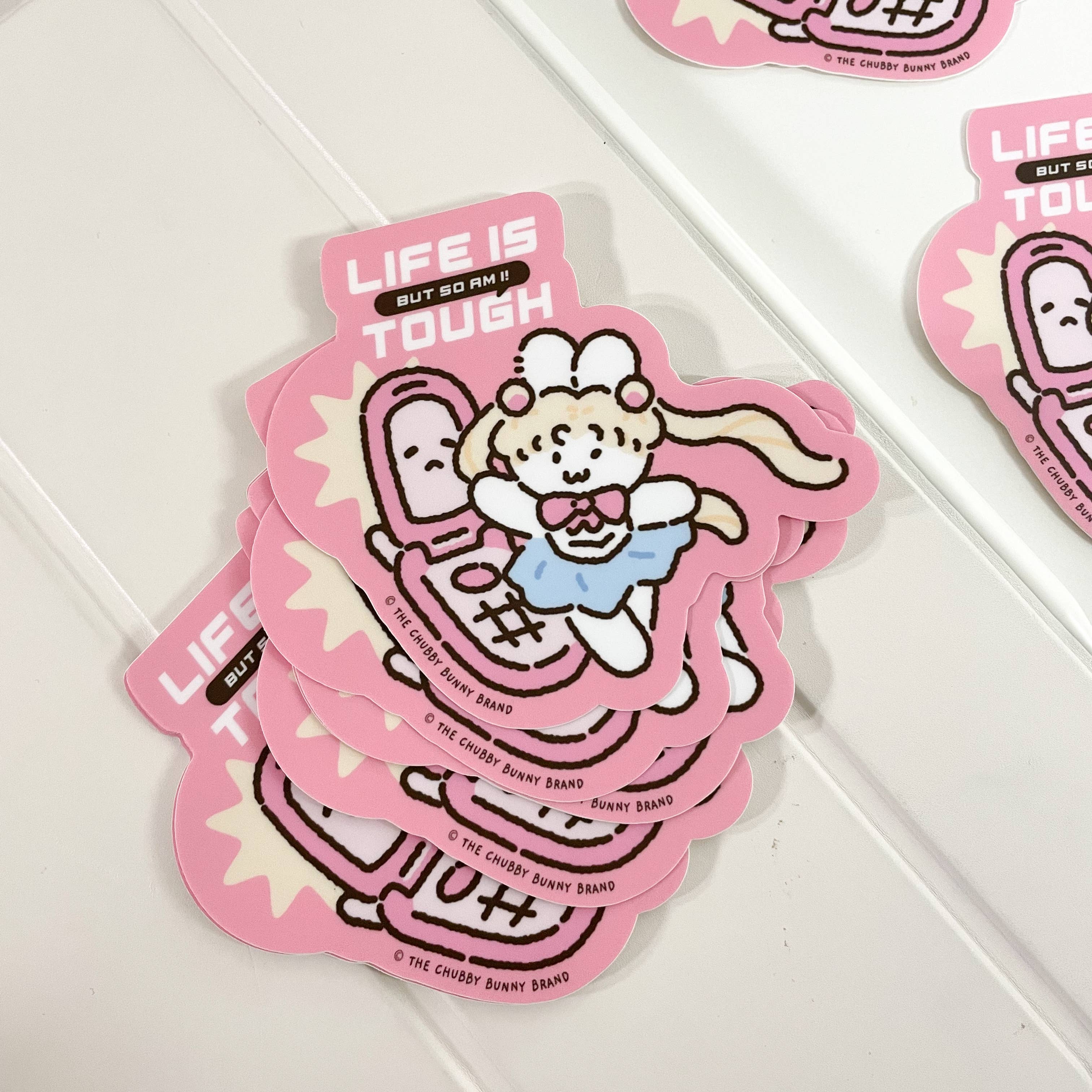 Life is Tough But So Am I Vinyl Sticker