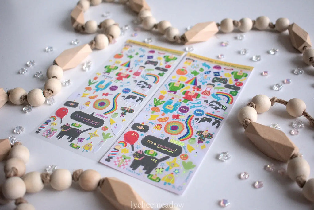 I Can See the Cosmos Holographic Sticker Sheet