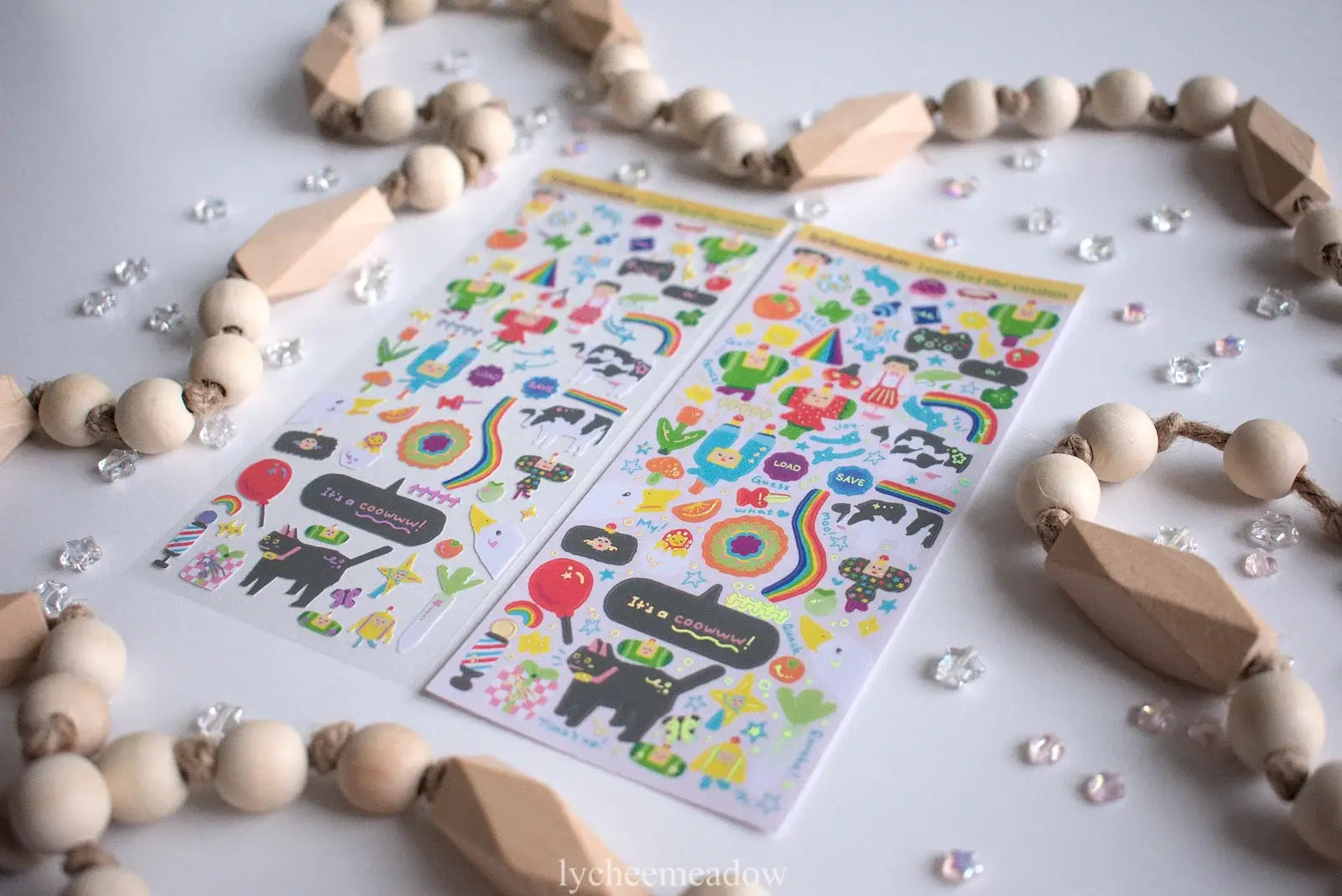 I Can See the Cosmos Holographic Sticker Sheet
