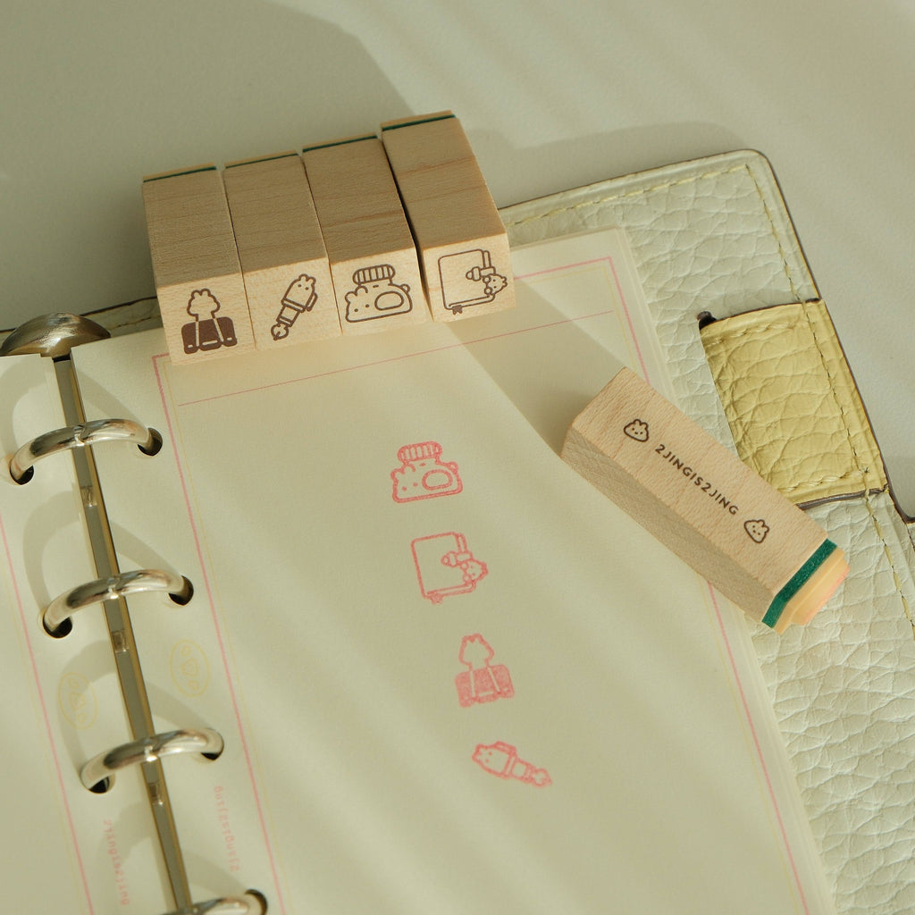 Mini Rubber Stamp - Stationery Collection