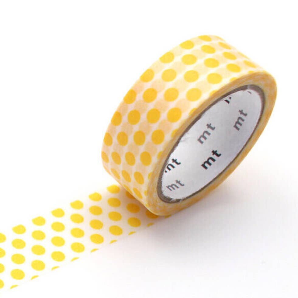mt Washi Tape - 5m Dot Dandelion