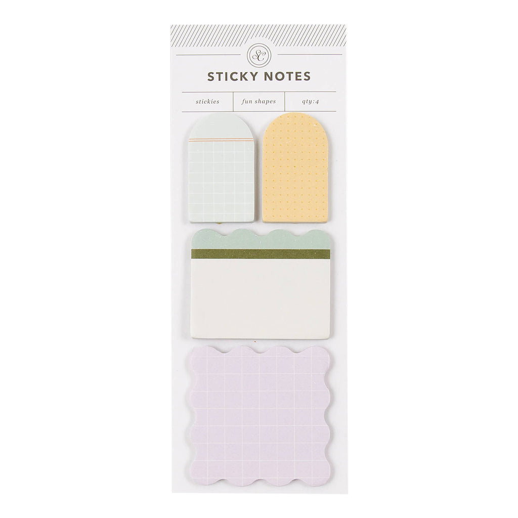Grid Sticky Notes Set