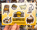Pittsburgh Cats Waterproof Vinyl Sticker Sheet