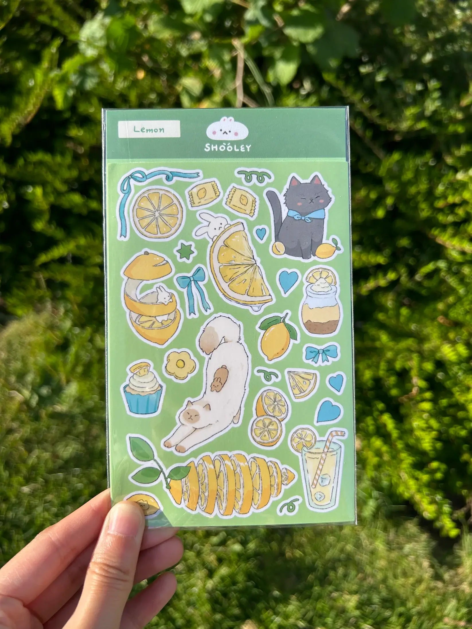 Lemon sticker sheet | Vinyl sticker sheet