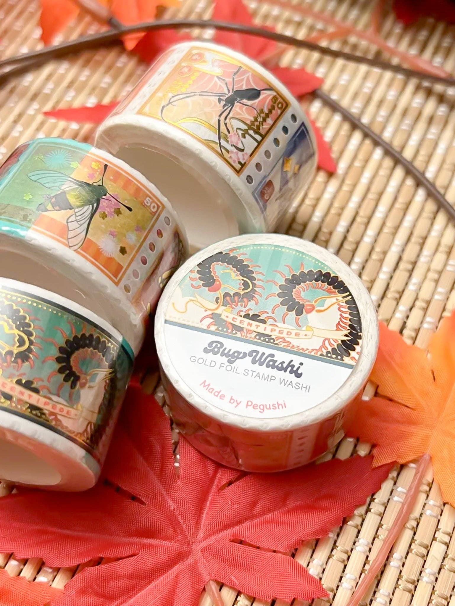 Bug Stamp Washi Tape