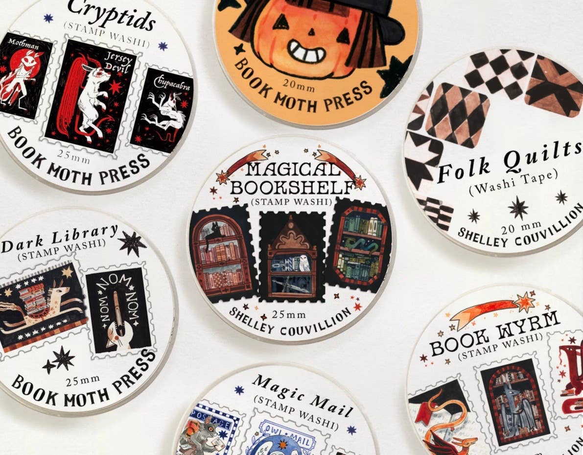 Folk Quilts Neutral Quilt Star Washi Tape – 8 pointed star