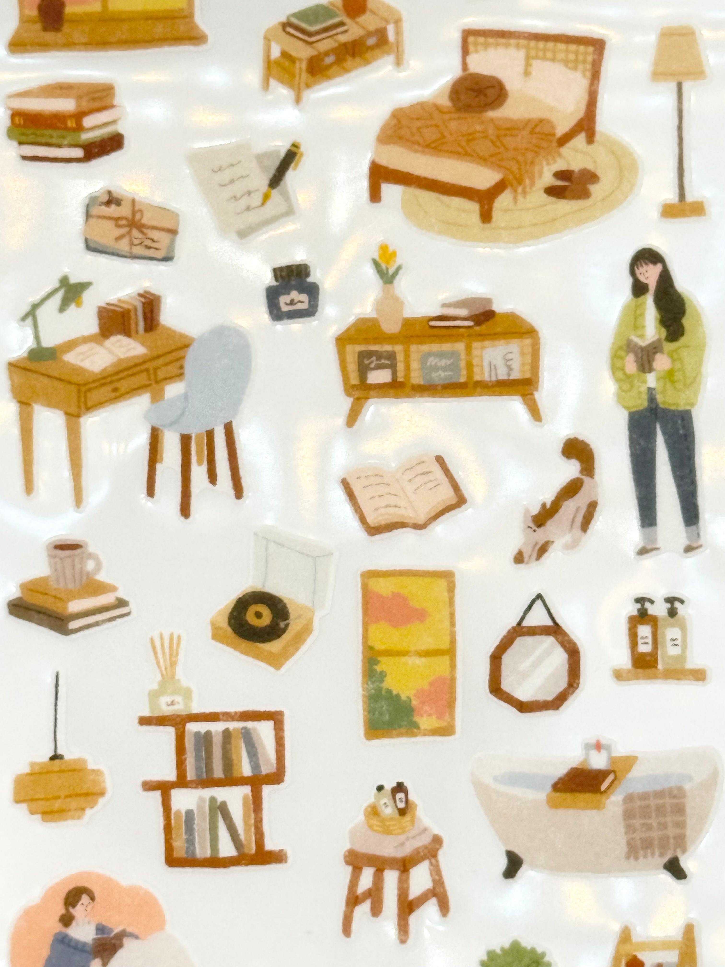 My Home Sticker Sheet - Reading Time