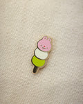 Bunny dango • enamel pin