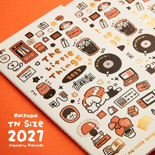 2027 Monthly Planner Insert for Travelers Notebook