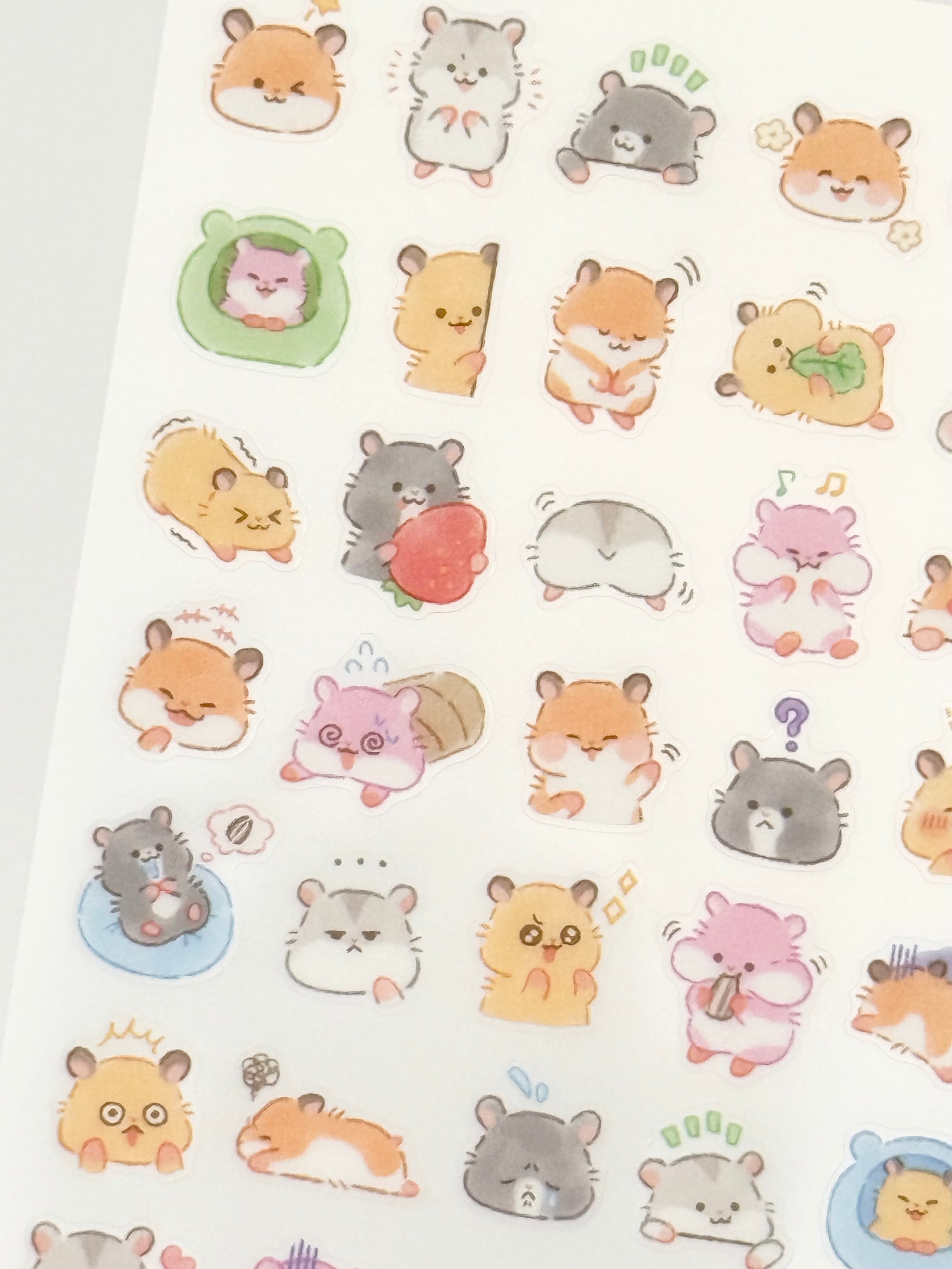 MindWave Mood Icon Sticker Sheet - Hamsters