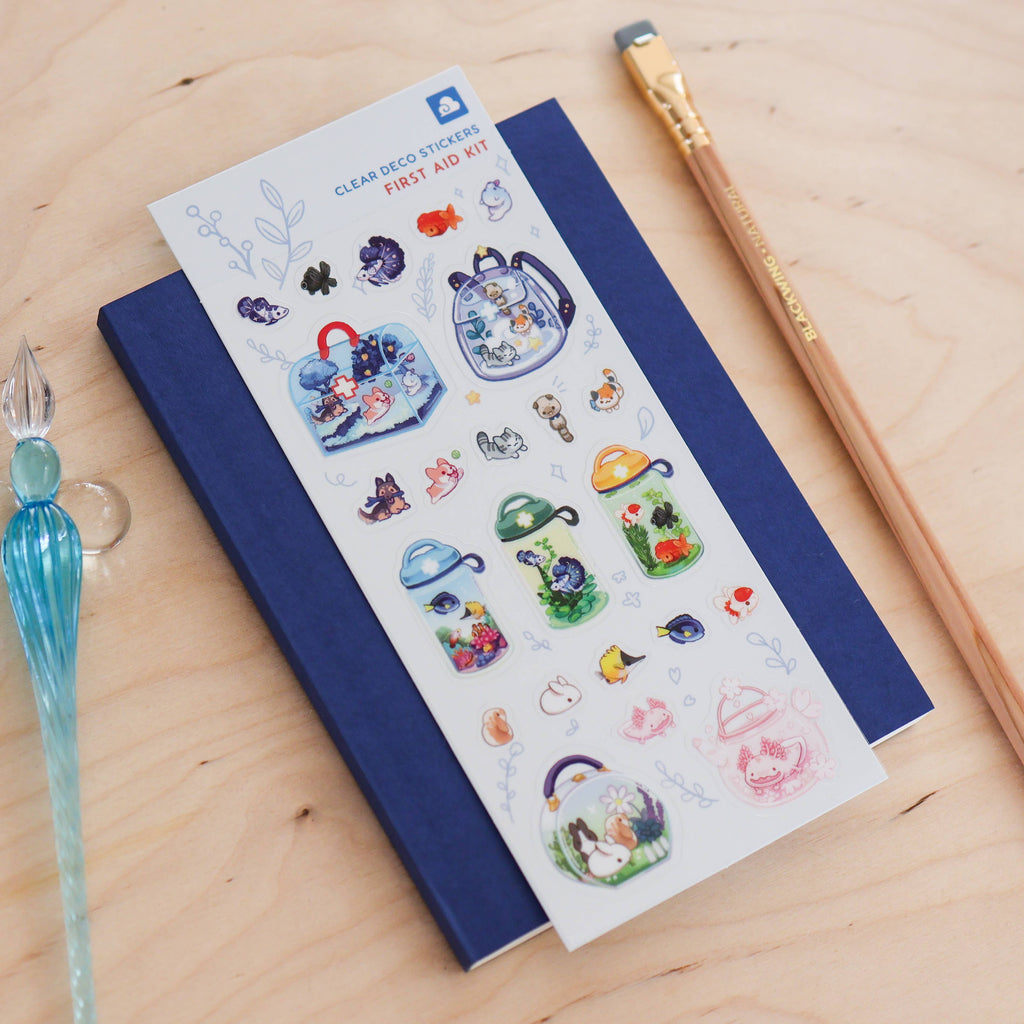 Sticker Sheet (Clear) - First Aid Kit