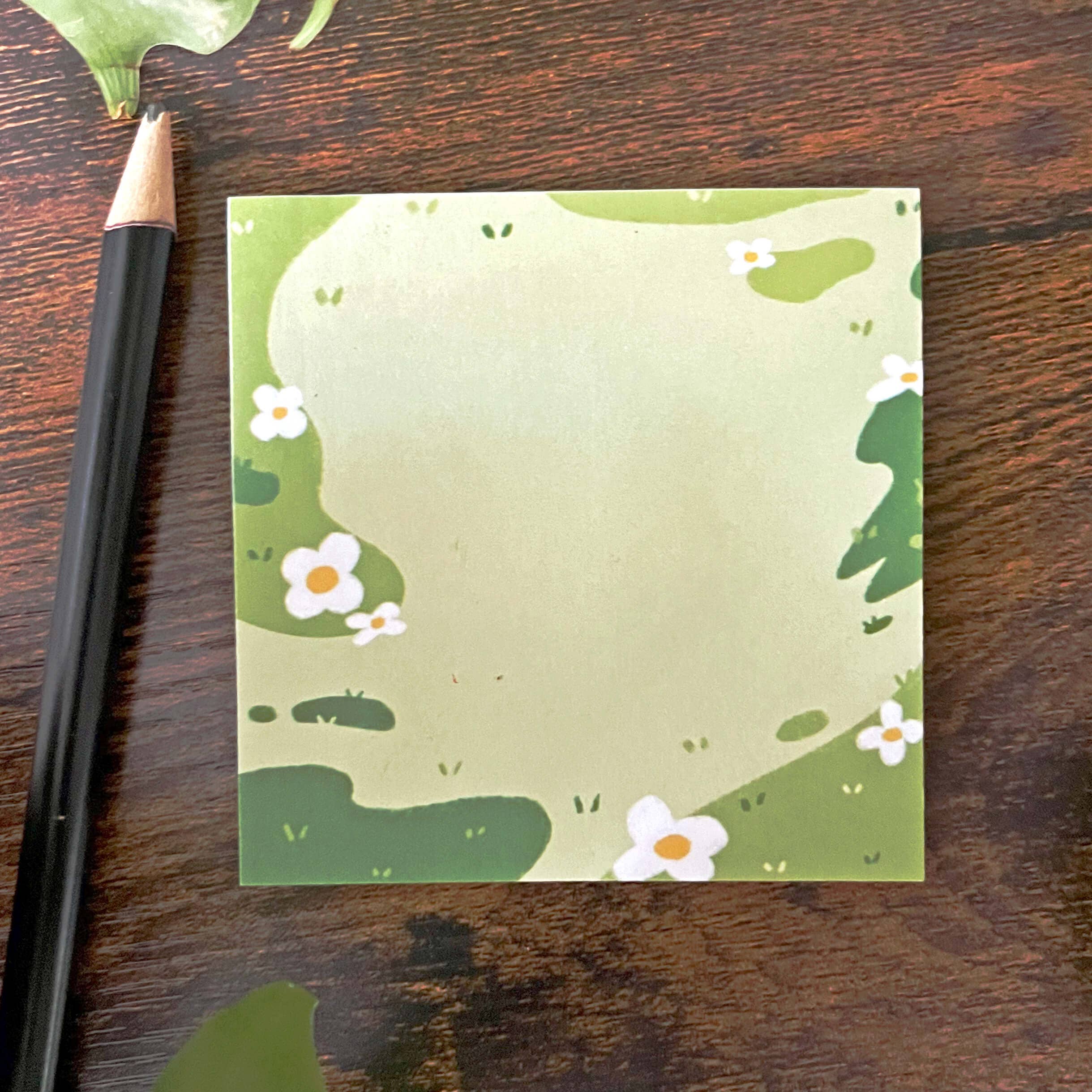 Grassy Sticky Notes