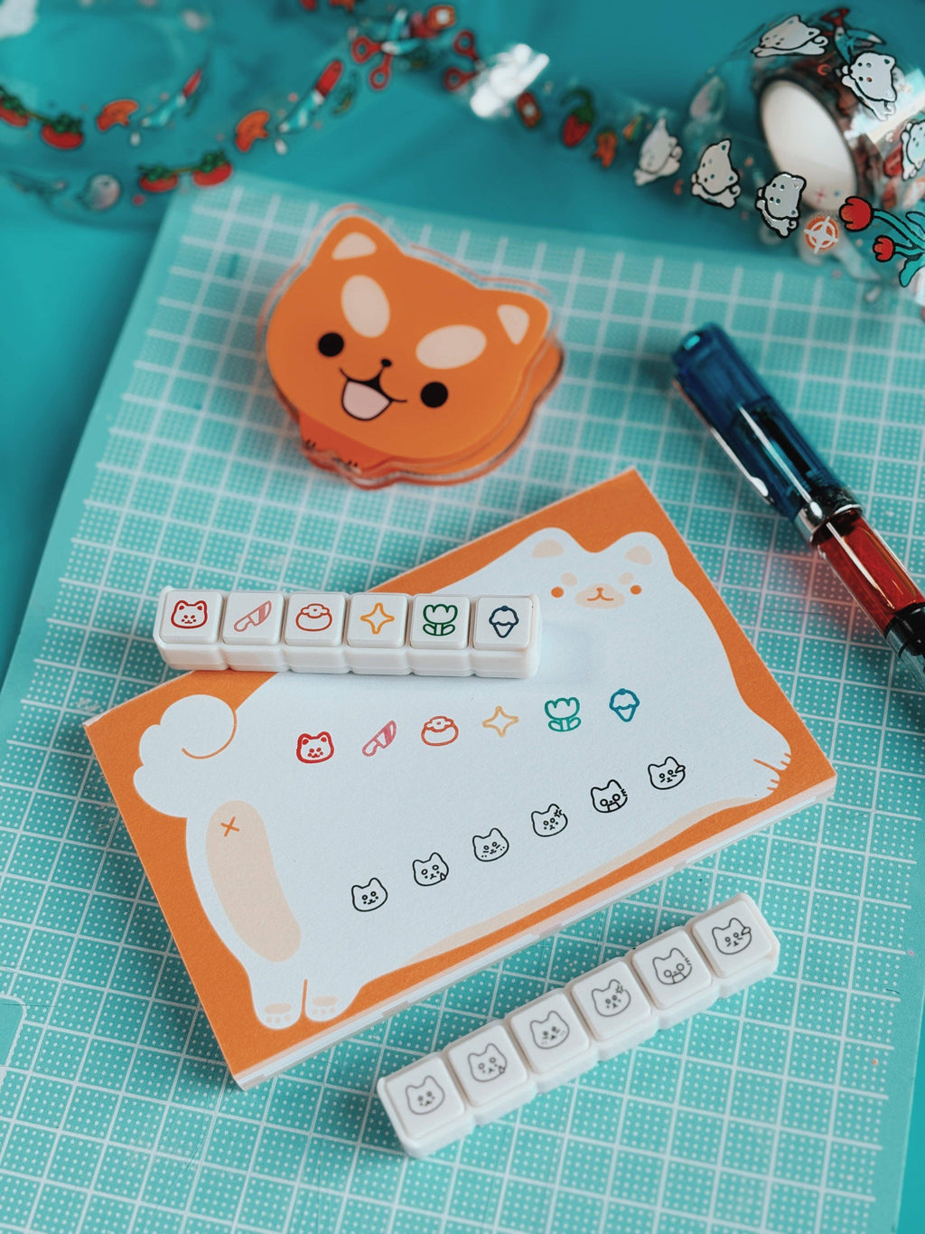 Pikarar Button Stamps - Expressions / Icons