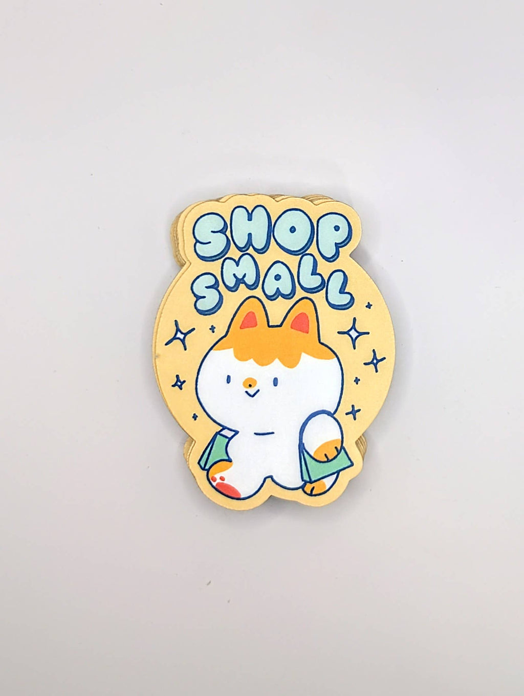 Shop Small Cat Vinyl Sticker