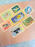 Marine Stamp Washi Tape
