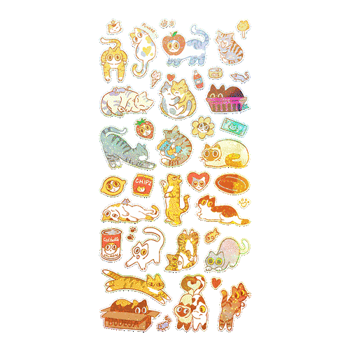 Bodega Kitties Sticker Sheet