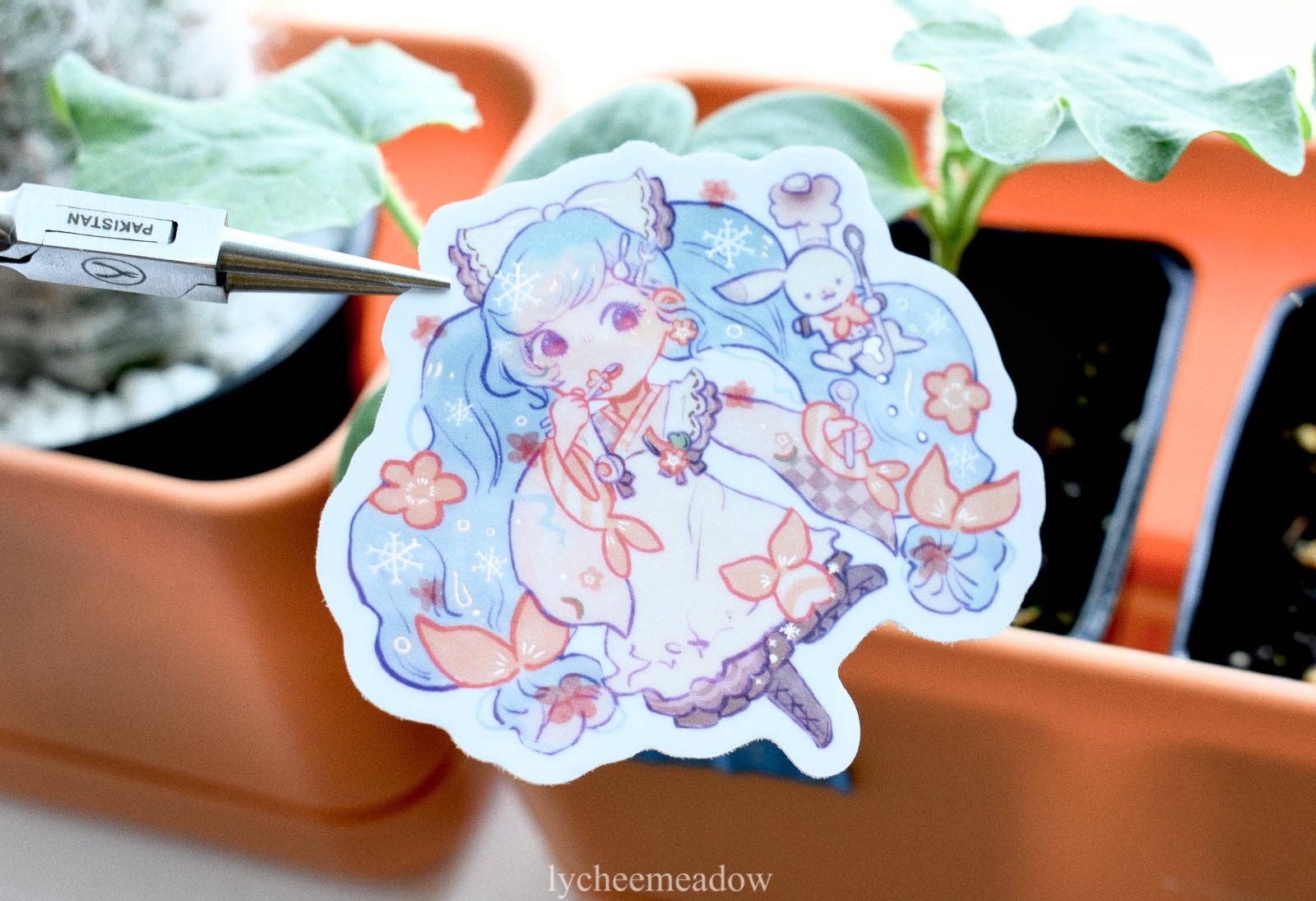 Miku: Snow Miku 2024 Holographic Vinyl Sticker