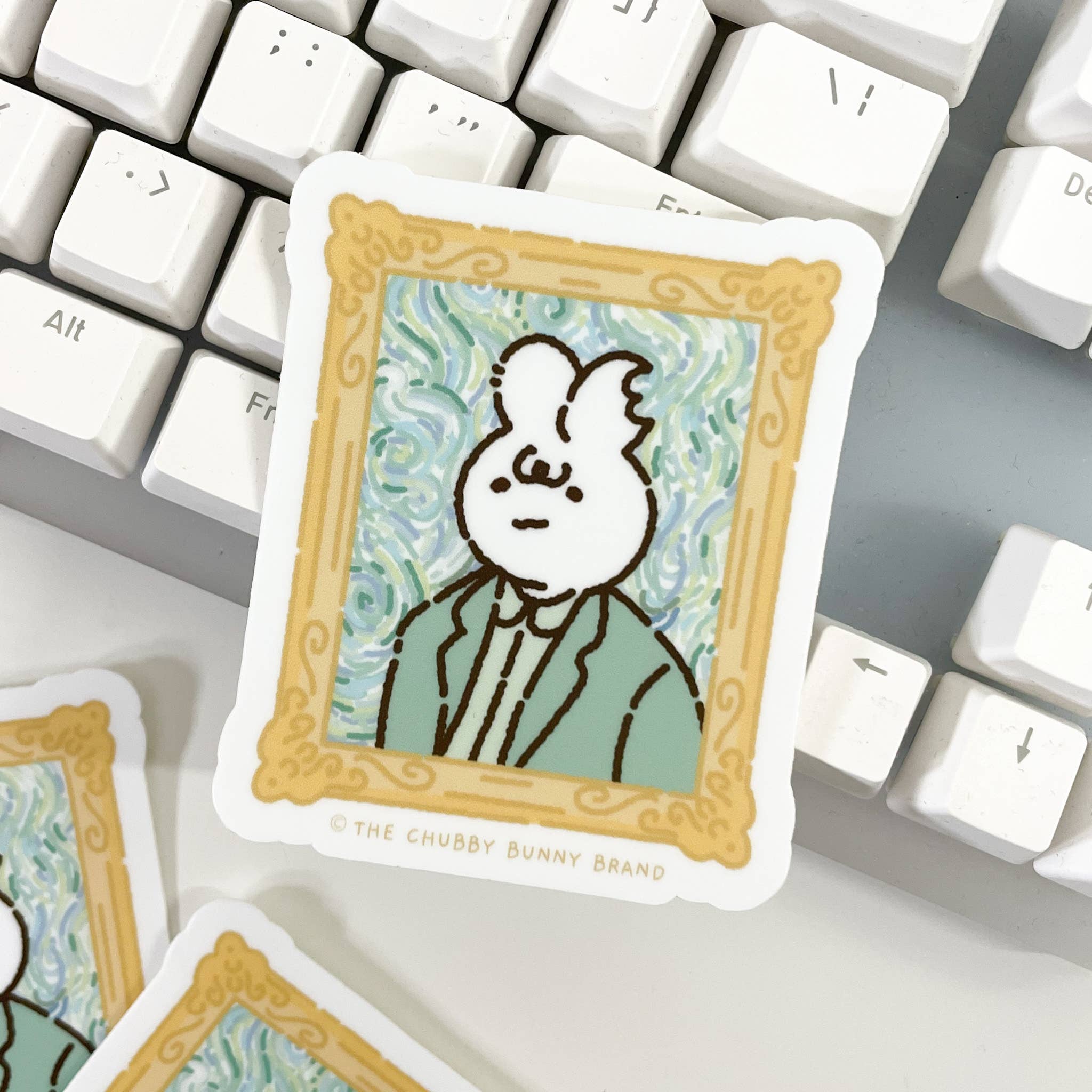 Vincent Van Gogh Self Portrait Vinyl Sticker