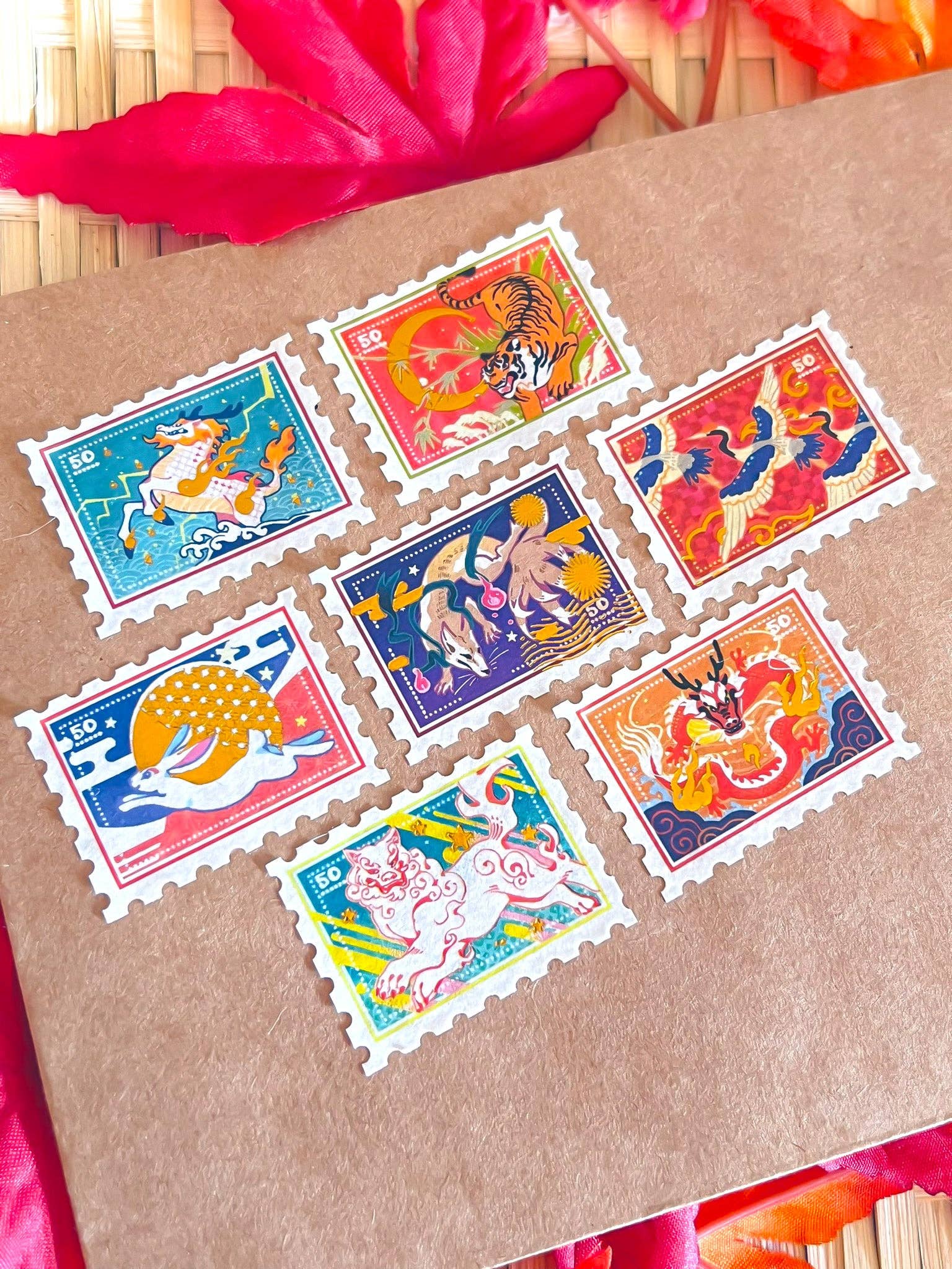 Mythical Creatures Stamp Washi Tape